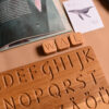 Lernbrett Montessori Buchstaben
