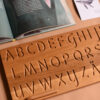 Lernbrett Montessori Buchstaben