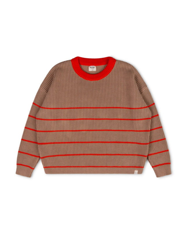 Kuscheliger Sweater aus 100% Biobaumwolle in vier schönen Farben.