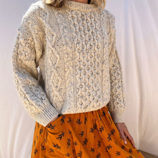Lolabel Vintage Kollektion Aran Pullover