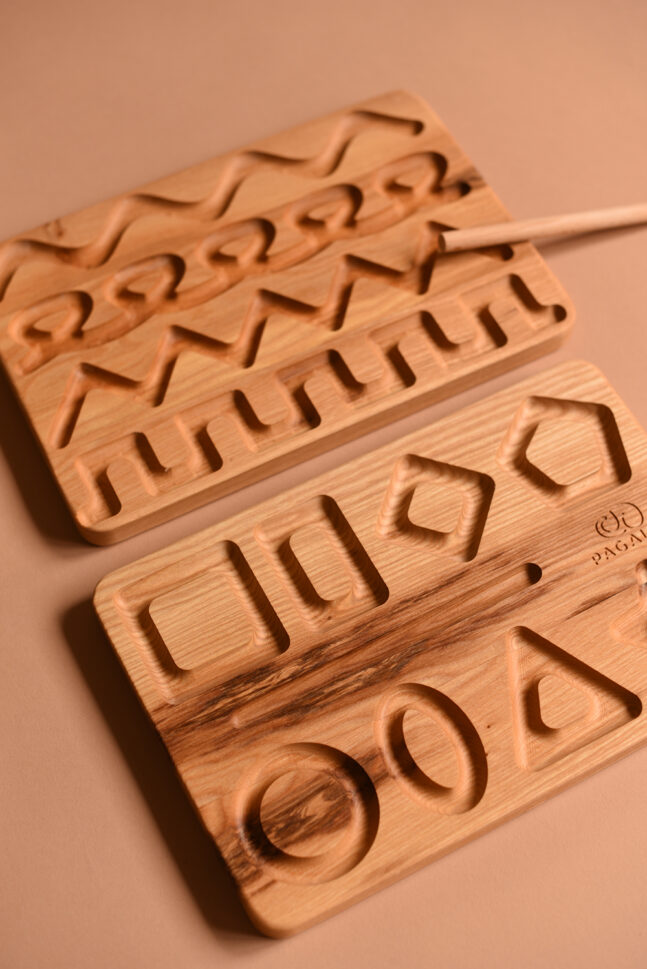 Planche en bois Géométrie