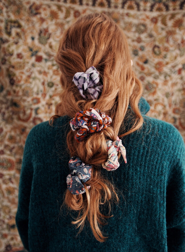Haarband Haargummi Floral Bohemian