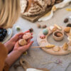 Holz Figuren Fauna Pflanzen Fantasie Kinder