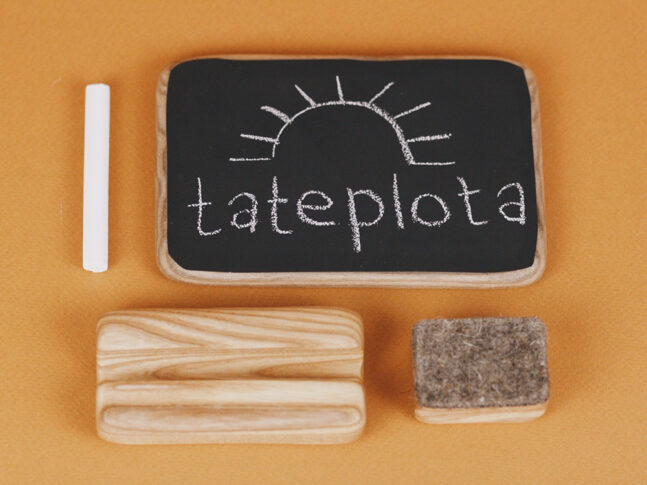 Jouets en bois artisanaux Tableau d'écriture Tateplota Enfants