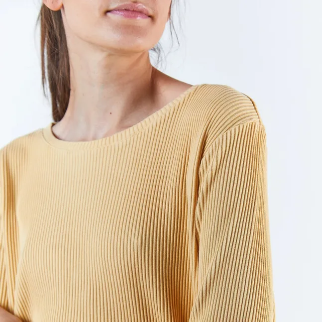 Robe Orchidee Dress von Poudre Organic in Farbe Sahara Sun