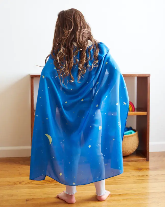 The Play Silk, Starry Night Cape von Sarah's Silk