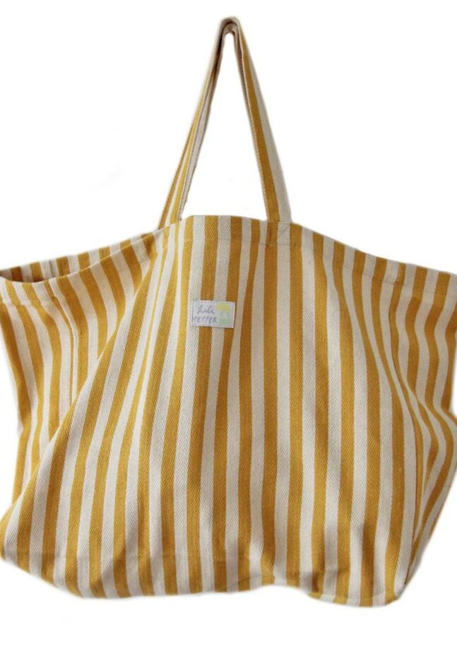 Cotton bag *Stripes Yellow