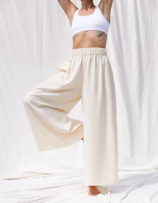 Palazzo elasticated waist pants LOU von OffOn