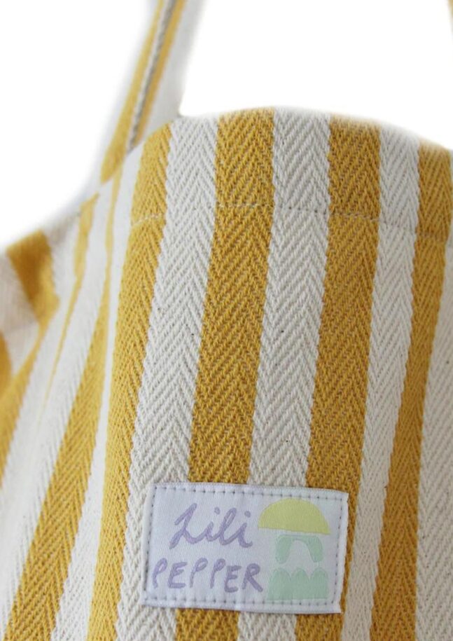 Cotton bag *Stripes Yellow