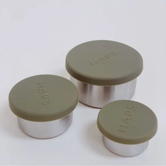 Trio en acier Small Ocean et Olive par Haps Nordic
