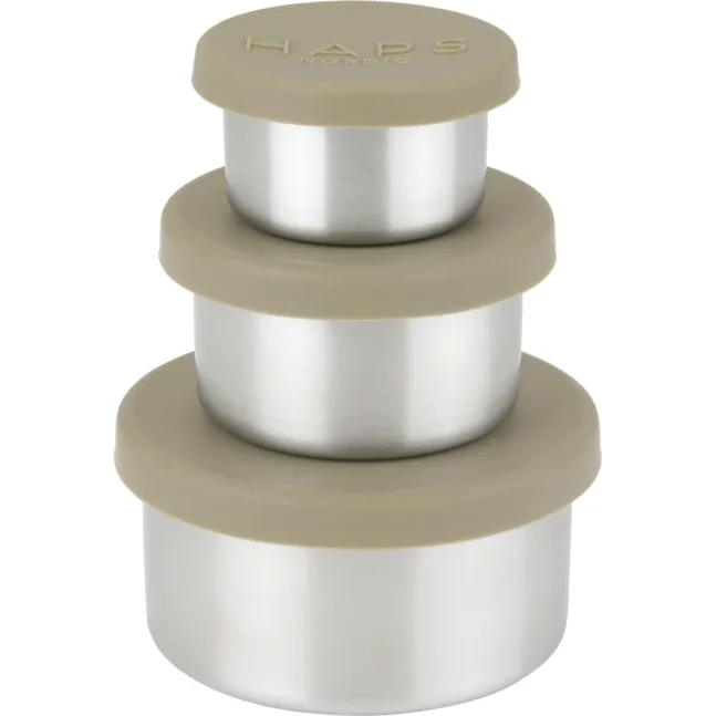 Trio en acier Small Ocean et Olive par Haps Nordic