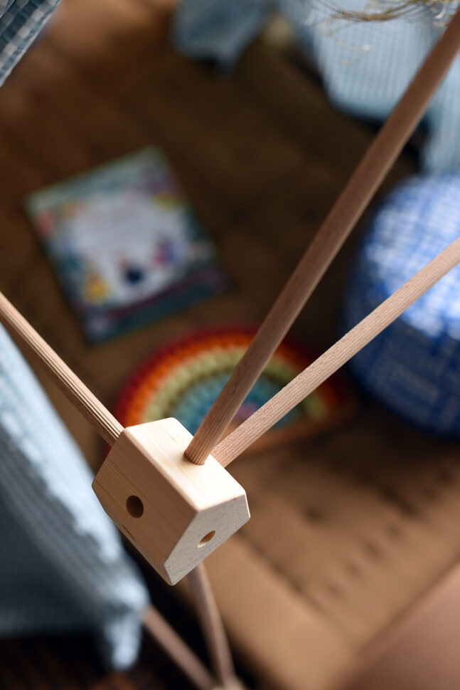 Jeu de construction en bois pour enfants par Trigonos