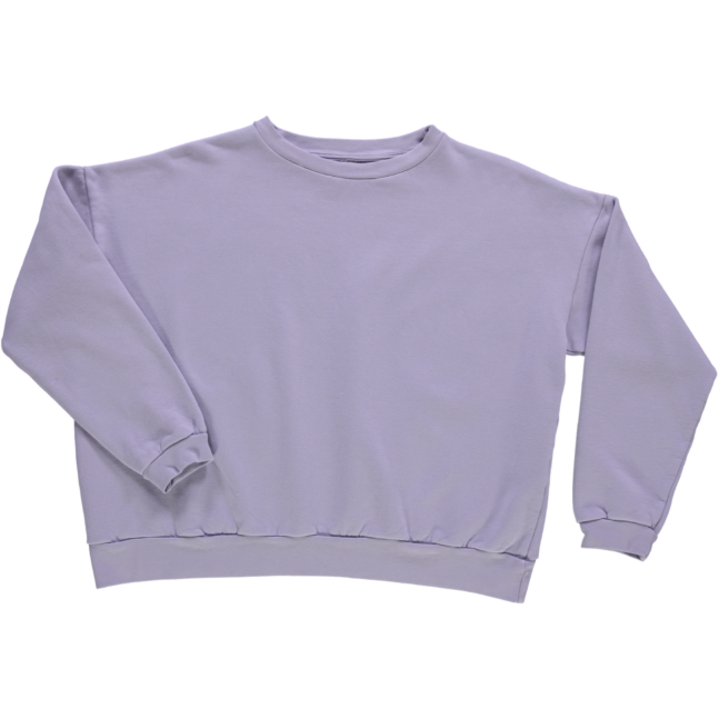 Sweatshirt Acentra in Lavender Aura von poudreorganic