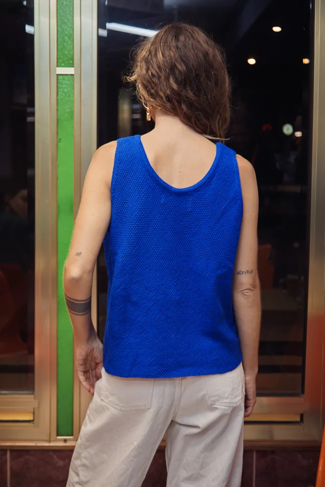 LARA Tanktop in Blau von L'envers