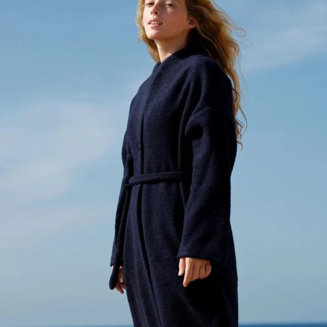 Manteau Cigala bleu par Cecilia Sörensen