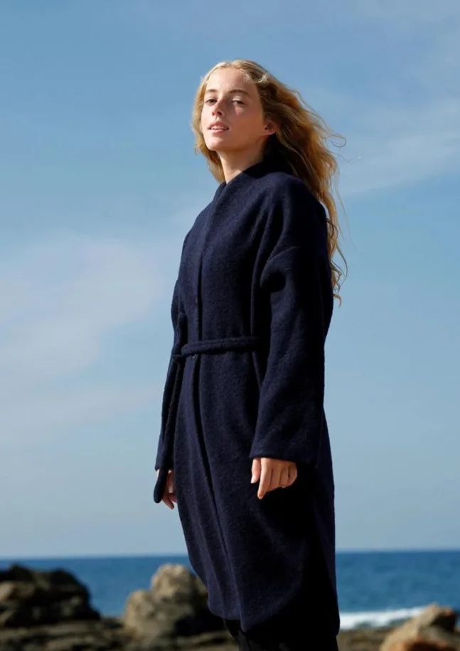 Cigala Coat in Blau von Cecilia Sörensen