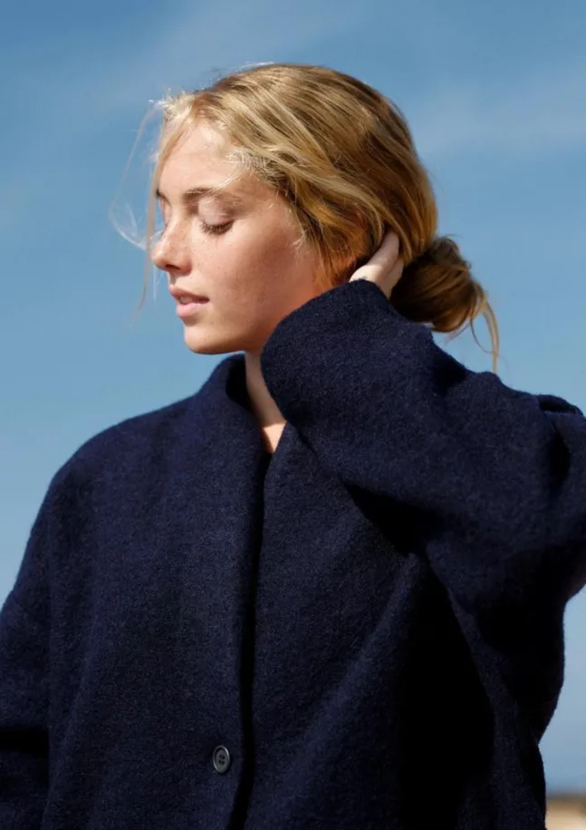 Cigala Coat in Blau von Cecilia Sörensen