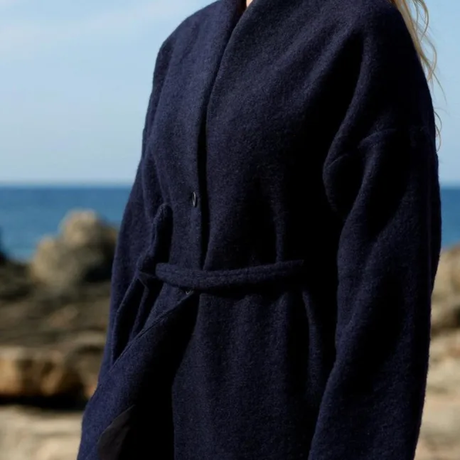 Cigala Coat in Blau von Cecilia Sörensen