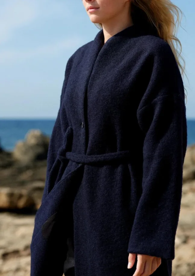 Cigala Coat in Blau von Cecilia Sörensen