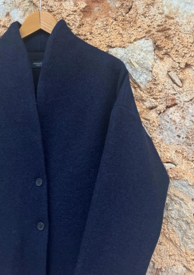 Cigala Coat in Blau von Cecilia Sörensen