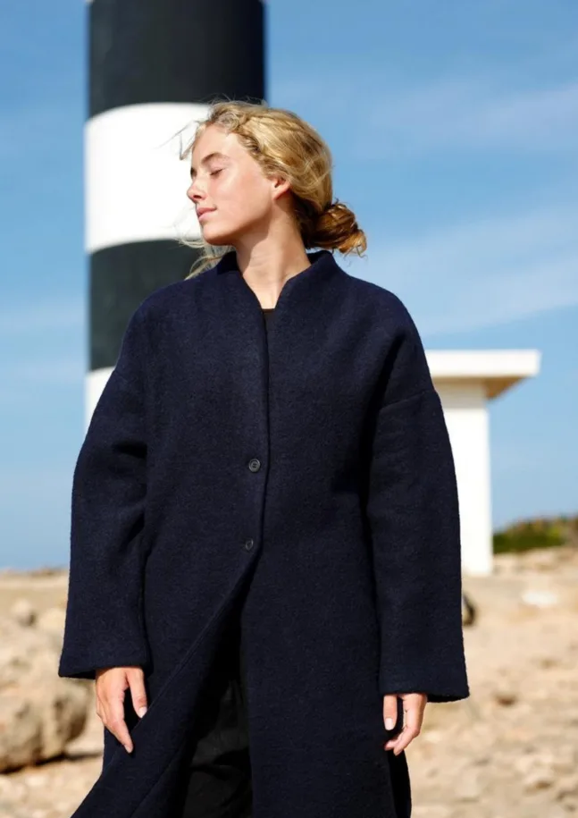 Cigala Coat in Blau von Cecilia Sörensen