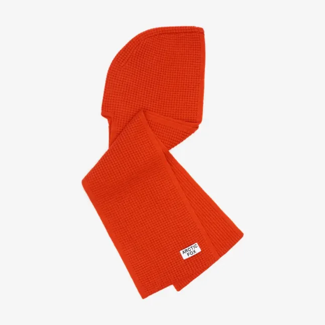 Recycled Bottle Hooded Scarf - Sunkissed Coral von Arctic Fox