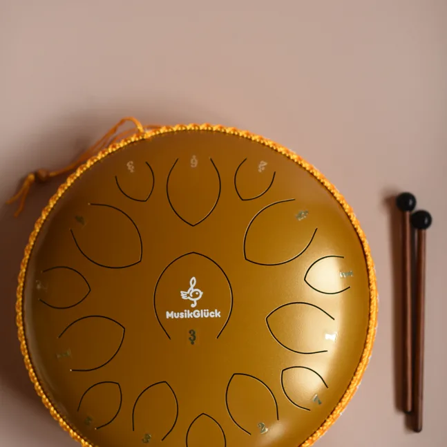 Golden Drum Handpan aus Metall für Gross und Klein