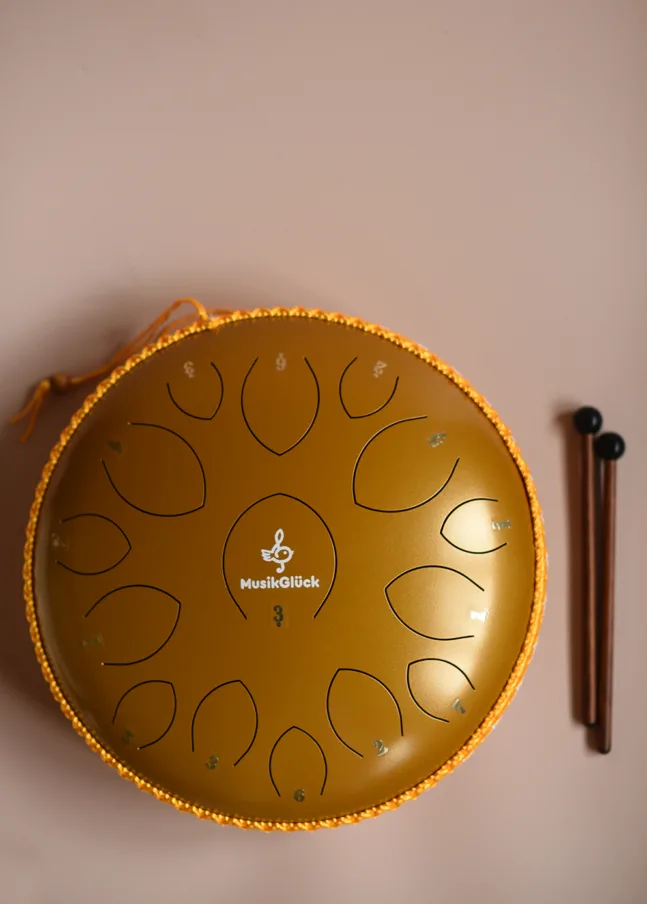 Golden Drum Handpan aus Metall für Gross und Klein