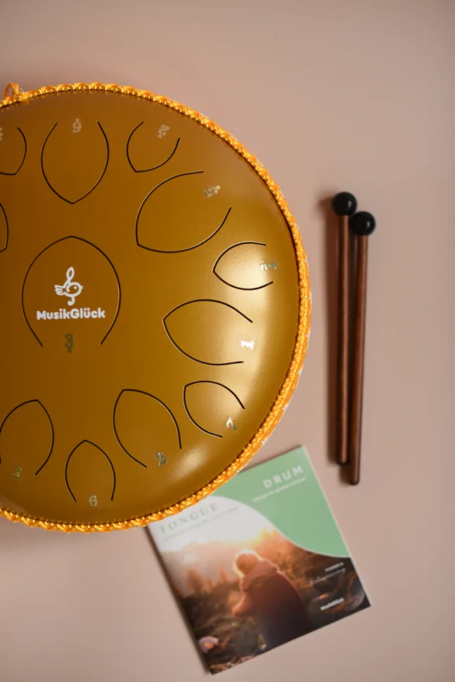 Golden Drum Handpan aus Metall für Gross und Klein