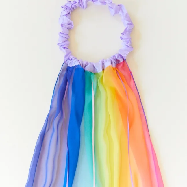 Silk Georgette Rainbow Veil von Sarah's Silk