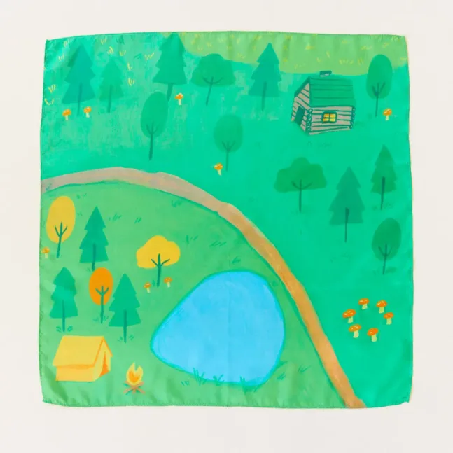 The play silk, Wald Playmap von Sarah's Silk