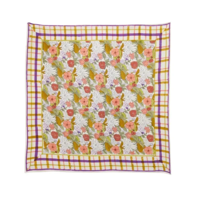 Foulard avec imprimé en différentes couleurs de Bonheur du Jour Paris