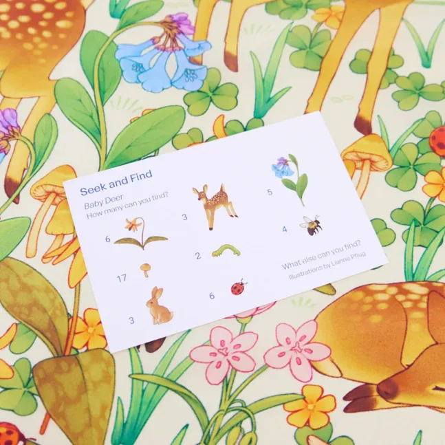 The Play Silk, Baby Deer Seek and Find Playsilk-Playmap von Sarah's Silk