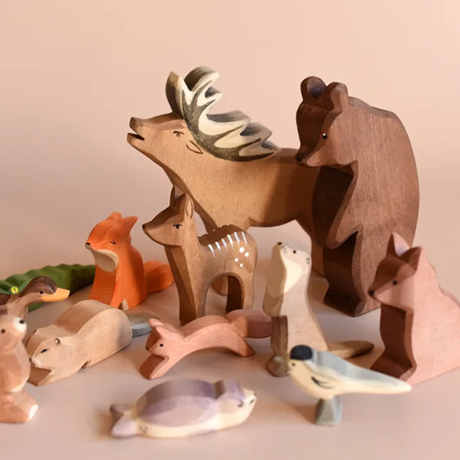 Animaux en bois par Ostheimer