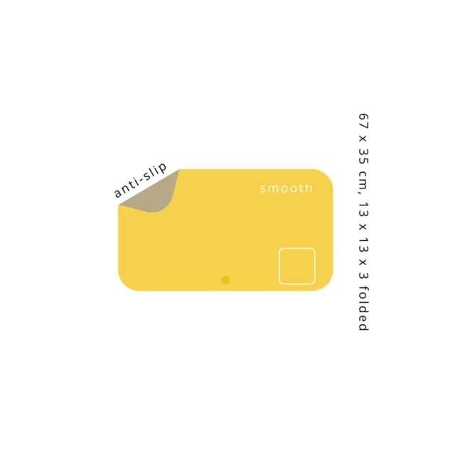 Placemat, Changing-Pad in Yellow / Beige von studio huske