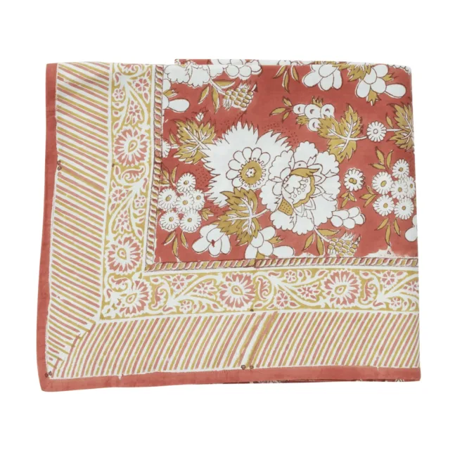 Vishnu Squirrel Tischdecke mit Blumenprint von Bonheur du Jour Paris