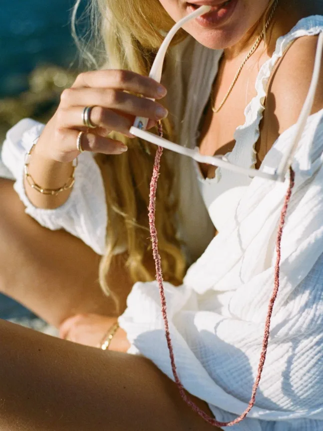 Sunset Pink – Brillenband von Coco Bonito