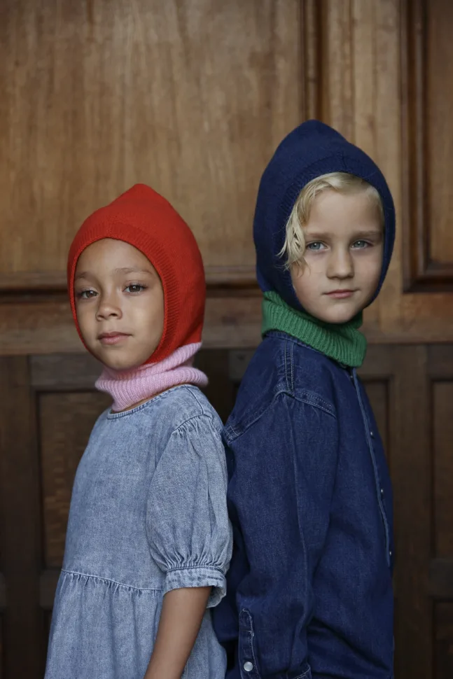 BALACLAVA BLUE+ GRASS HVID