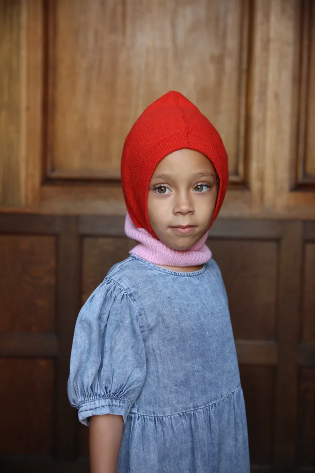 BALACLAVA RED Hvid