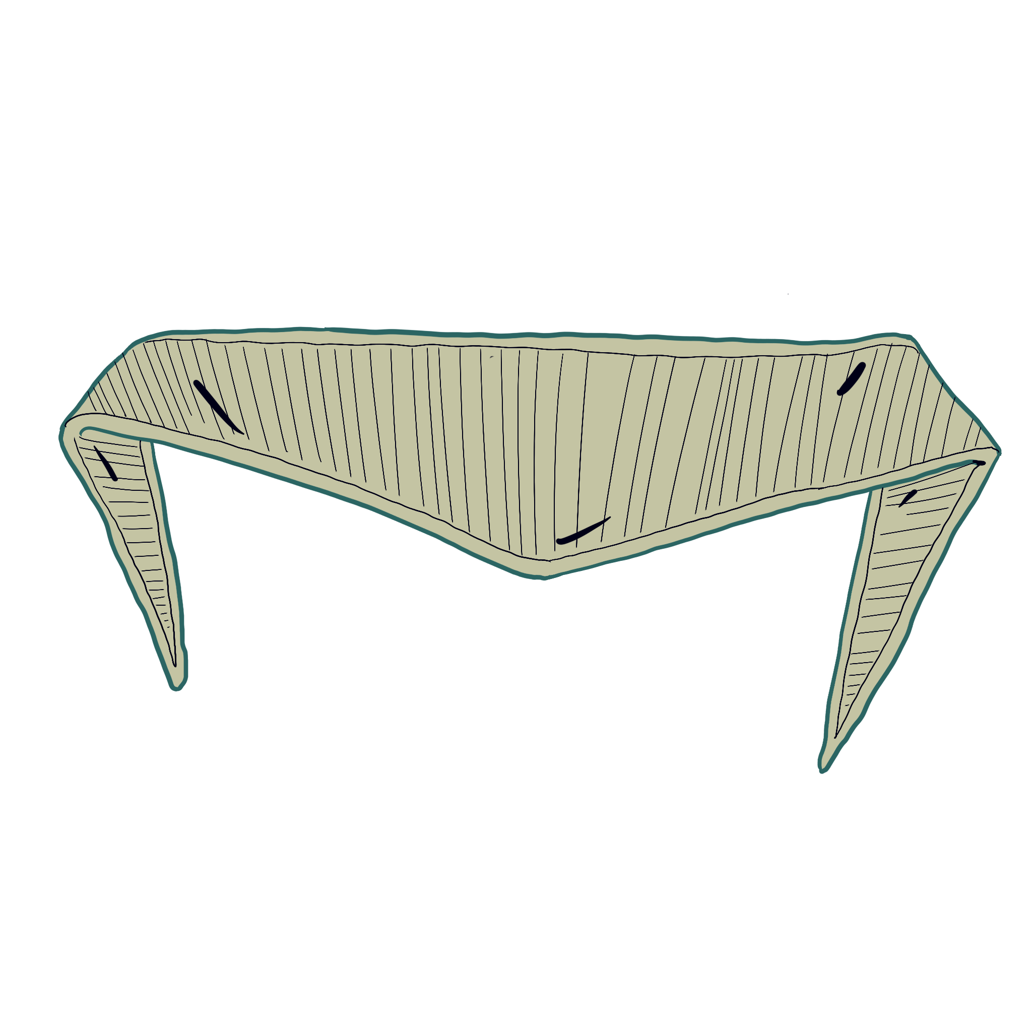 SCARF_Ivory foulard in vielen Farben von poudreorganic