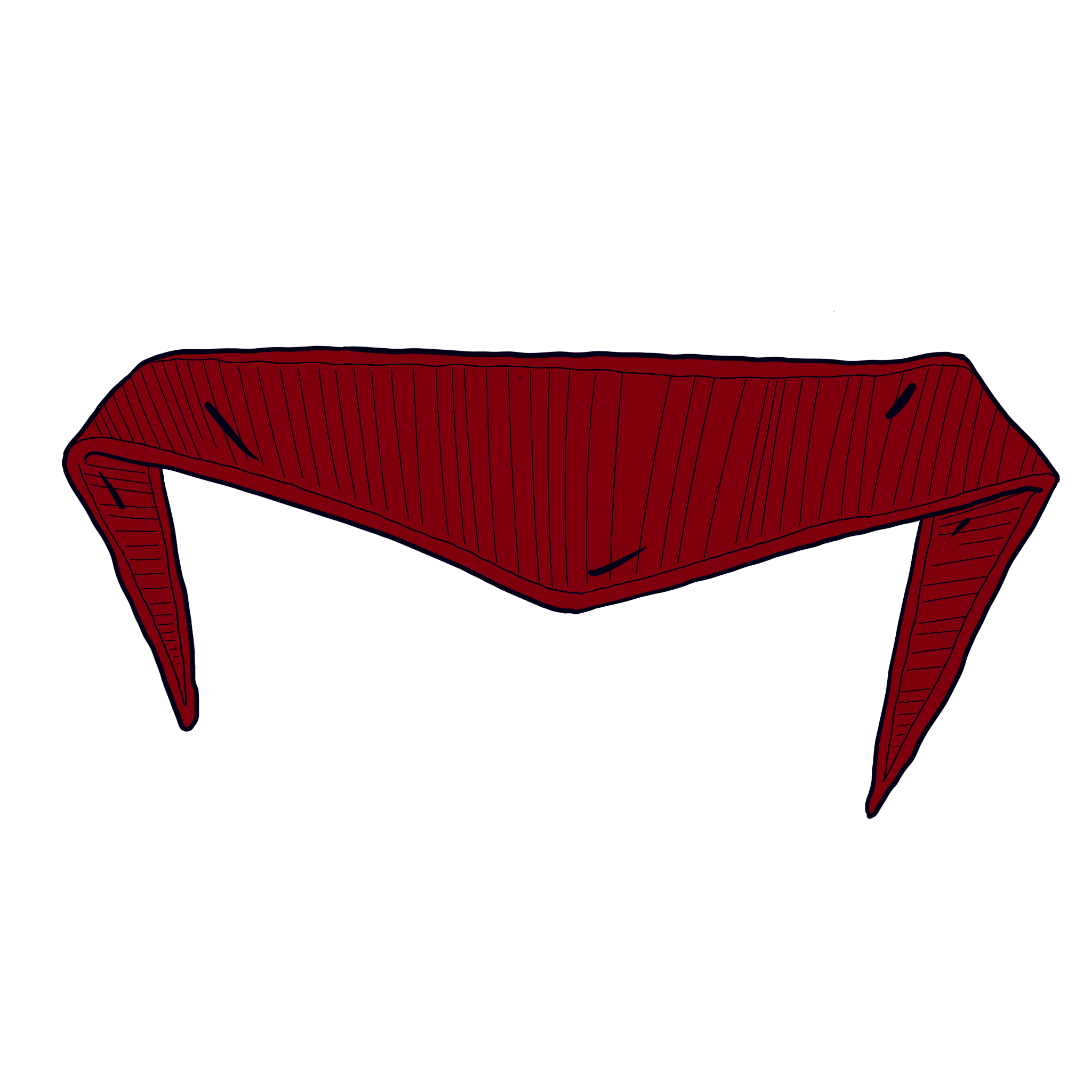 SCARF_Scarlett_Red foulard in vielen Farben von poudreorganic