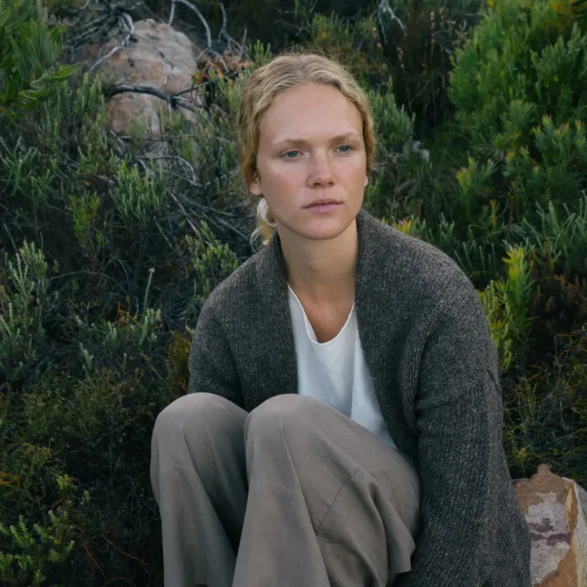 Artisan Wolle Cardigan von Cecilia Sörensen