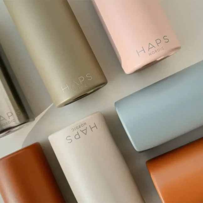 Bouteille isotherme Olive, Ocean, Terracotta et Blush par Haps Nordic
