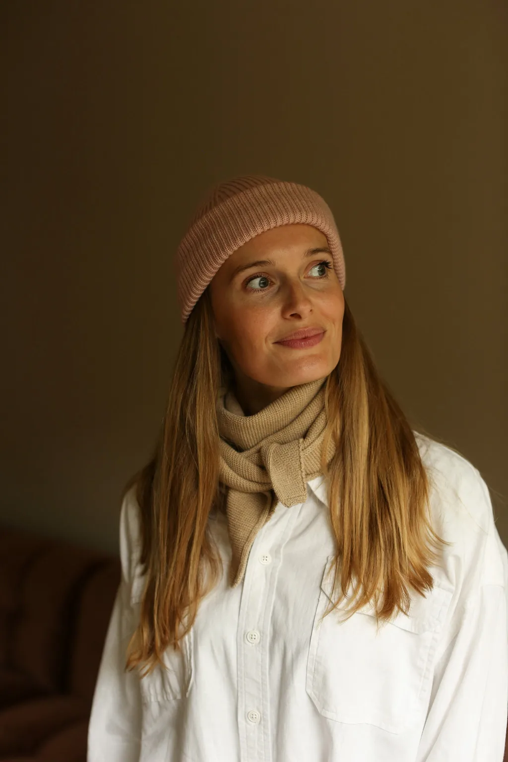 SCARF JOSEPHINA SAND LIFESTYLE SCARF JOSEPHINA SAND HVID