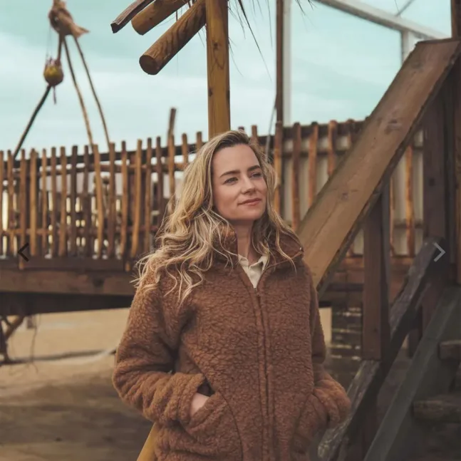 Wolljacke Espresso von We Are Wovens