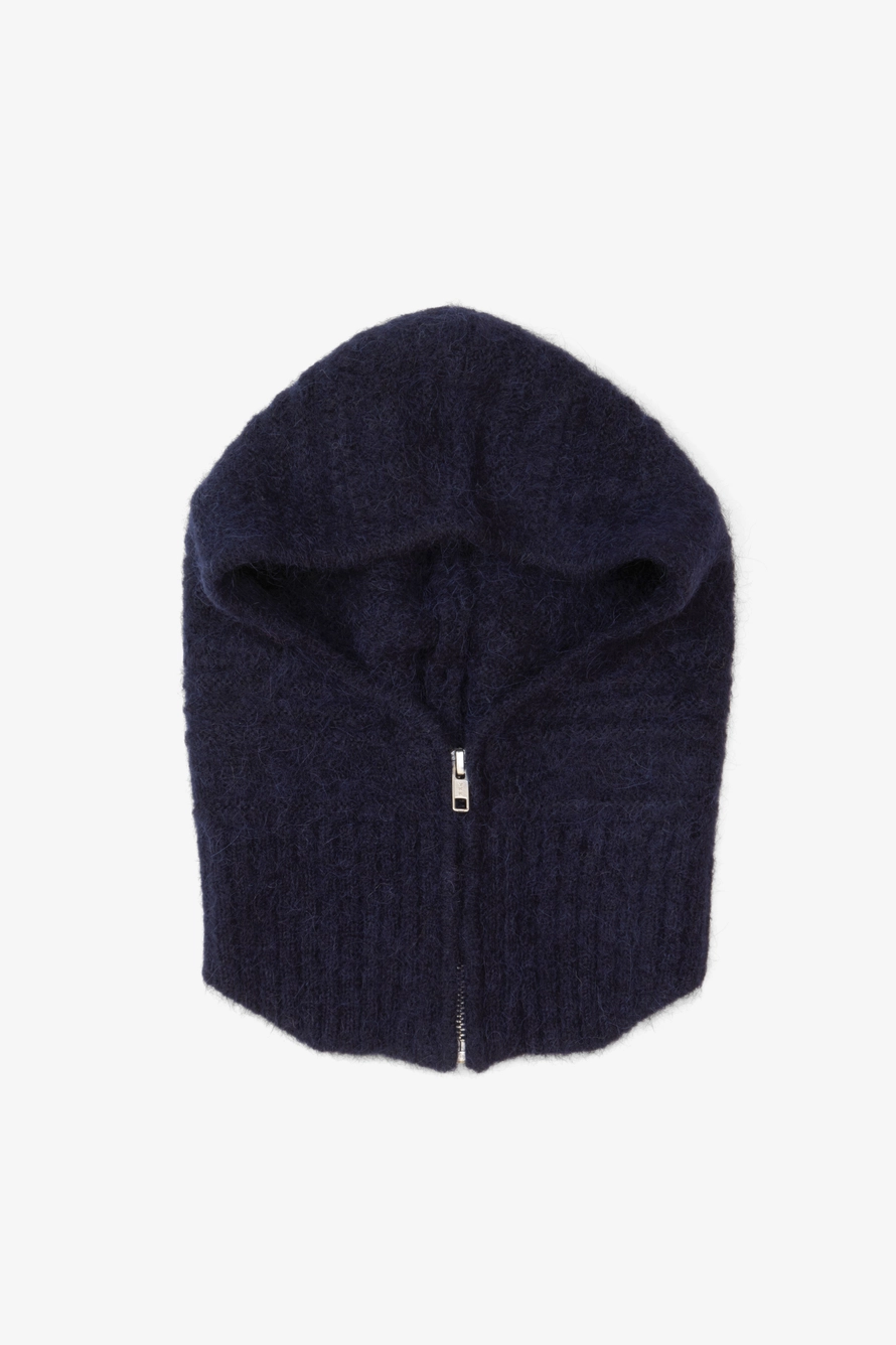 a144f71055397396355aee8540a93f09185dc5eba549b592bdf0a99e841e1096 Alpaca Balaclava mit Zip im Deep Sea Navy von Arctic Fox