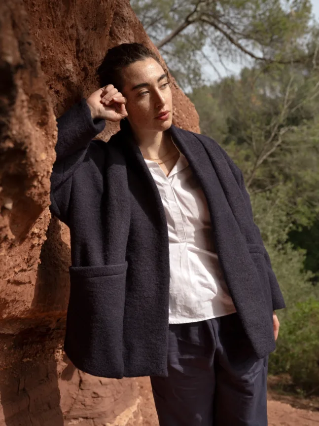 Veste d'hiver Bruc en pure laine par Cecilia Sörensen