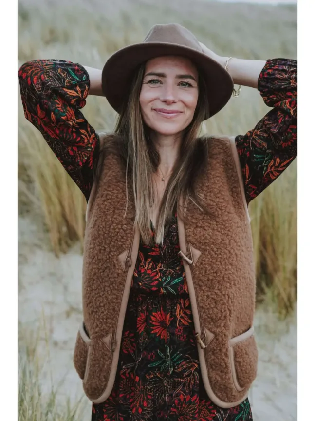 Bodywarmer aus 100% Schafwolle von We Are Wovens
