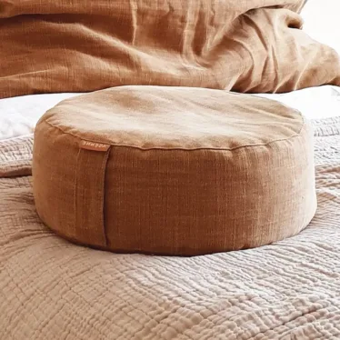 NATURAL Leinen Meditationskissen MOON von Asenne